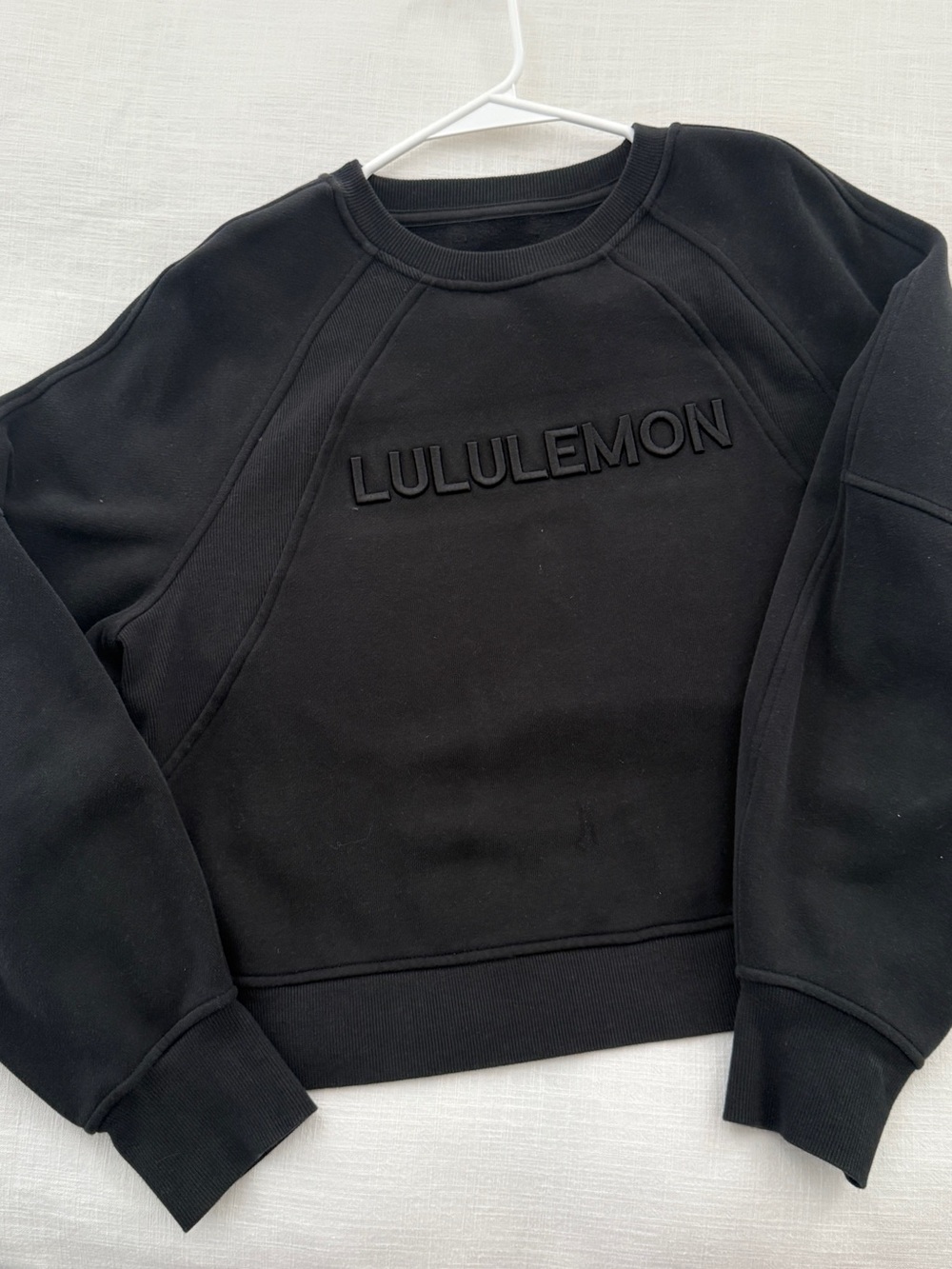 lululemon athletica Black Crewneck Sweatshirt